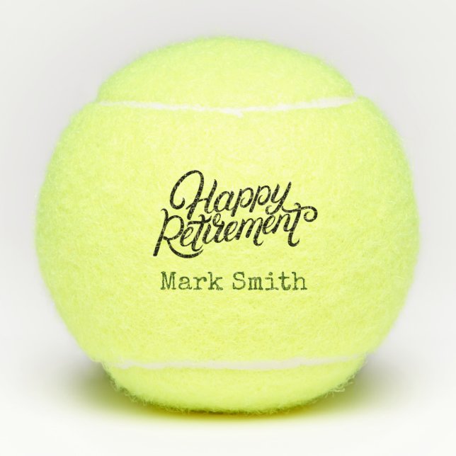Tennis Retirement  Balls (Front)