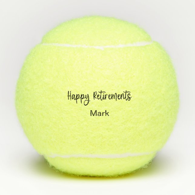 Tennis Retirement Funny Saying  Balls (Front)