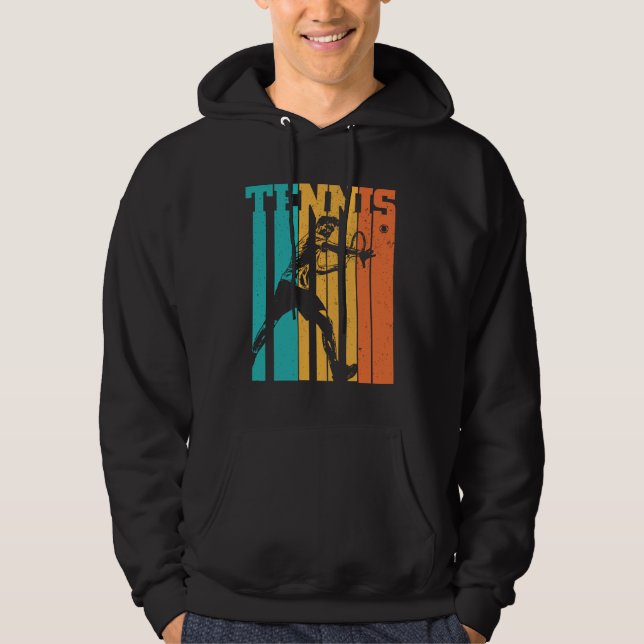Tennis Retro | Tennis Player Gift Idea Hoodie (Front)
