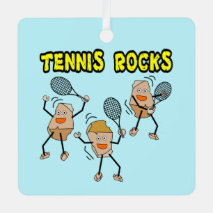 Tennis Rocks Metal Tree Decoration