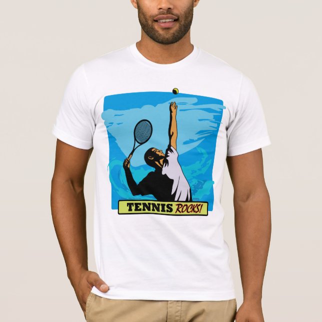 Tennis Rocks! T-Shirt (Front)