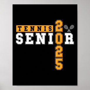 Tennis Senior Night Tennis Senior 2025 Graduation  Poster