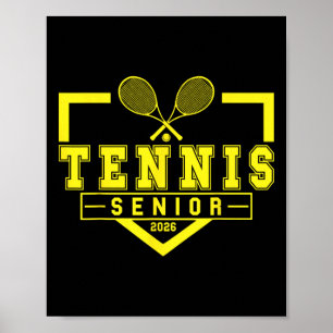 Tennis Senior Night Tennis Senior 2026 Graduation  Poster