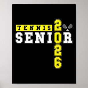 Tennis Senior Night Tennis Senior 2026 Graduation Poster
