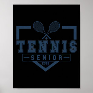 Tennis Senior Night Tennis Senior 2026 Graduation Poster