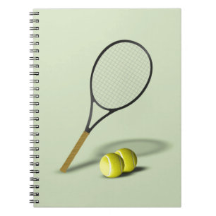 Tennis Set Sport Notebook