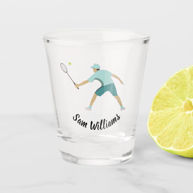 Tennis Shot Glass (Front)