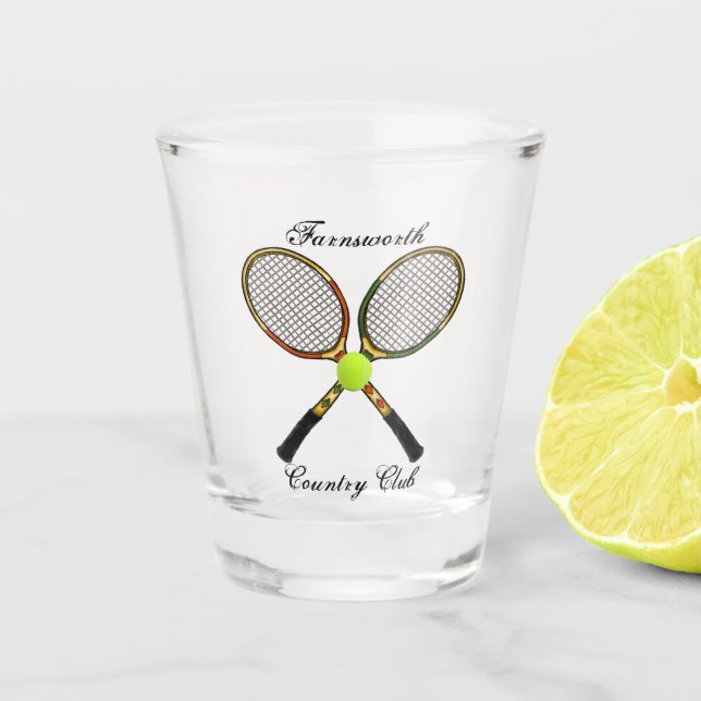 Tennis Shot Glass (Front)
