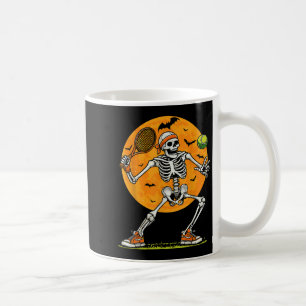 Tennis Skeleton Soky Boys Funny Halloween Tennis P Coffee Mug