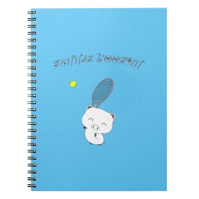 Tennis smash notebook (Front)