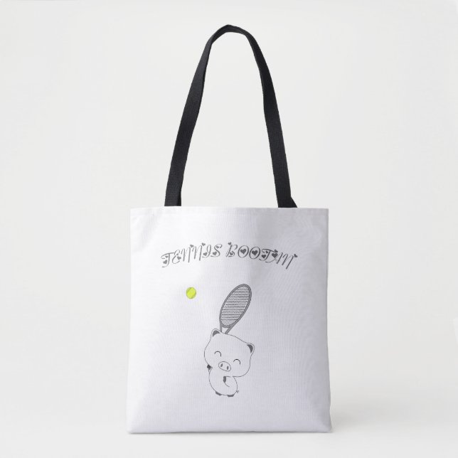 Tennis smash tote bag (Front)