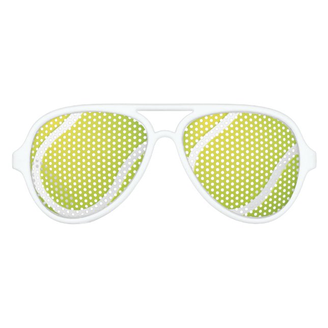 Tennis | Sport fan Aviator Sunglasses (Front)