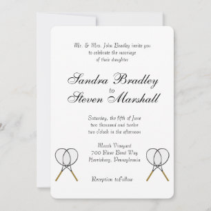 Tennis Sport Invitations