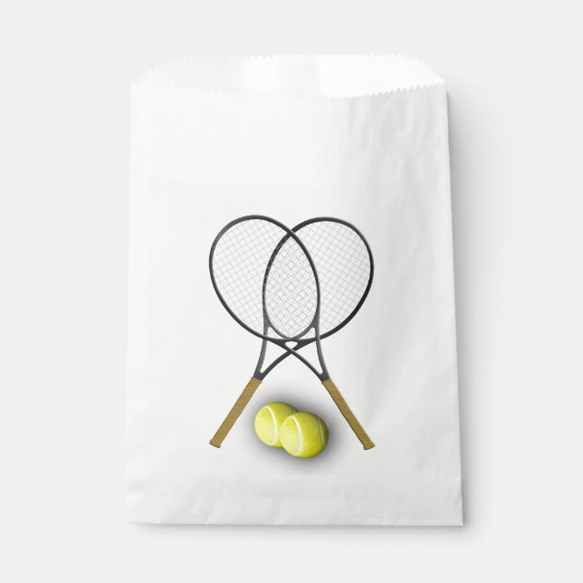 Tennis Sport Theme Favour Bag (Front)