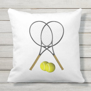 Tennis Sport Theme Outdoor Cushion