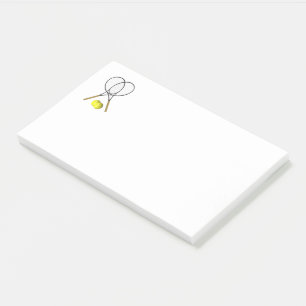 Tennis Sport Theme Post-it Notes