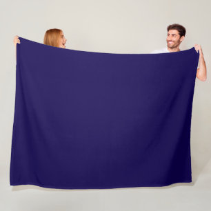 TENNIS Sporty Tiled Diagonal Yellow Text On Navy Fleece Blanket