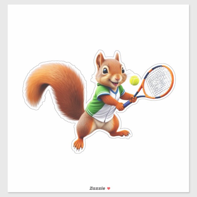 Tennis Squirrel (Sheet)