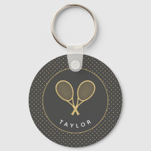 Tennis Star Key Ring