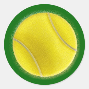 Tennis Stickers with Dirty Ball to Hand Write