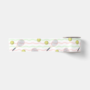 Tennis Stripes Satin Ribbon