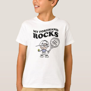Tennis t shirts for kids with funny slogan saying