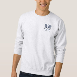 Tennis Team Add Your Club Name Custom Sweatshirt