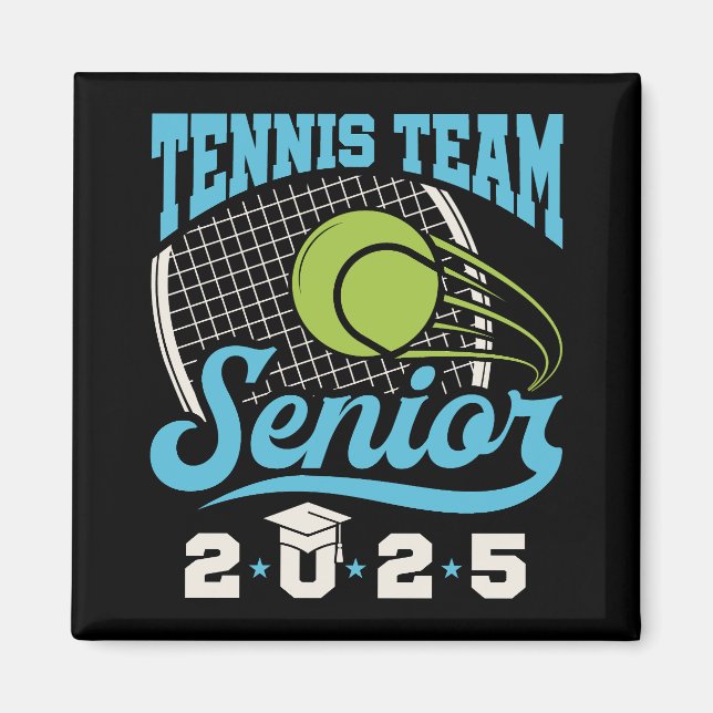 Tennis Team Senior Class of 2025 Magnet (Front)