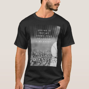 Tennis Tennis Quotes Tennis Court Ball Design T-Shirt
