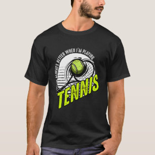 Tennis Tennis Racket Tennis Ball Tennis Court Tenn T-Shirt
