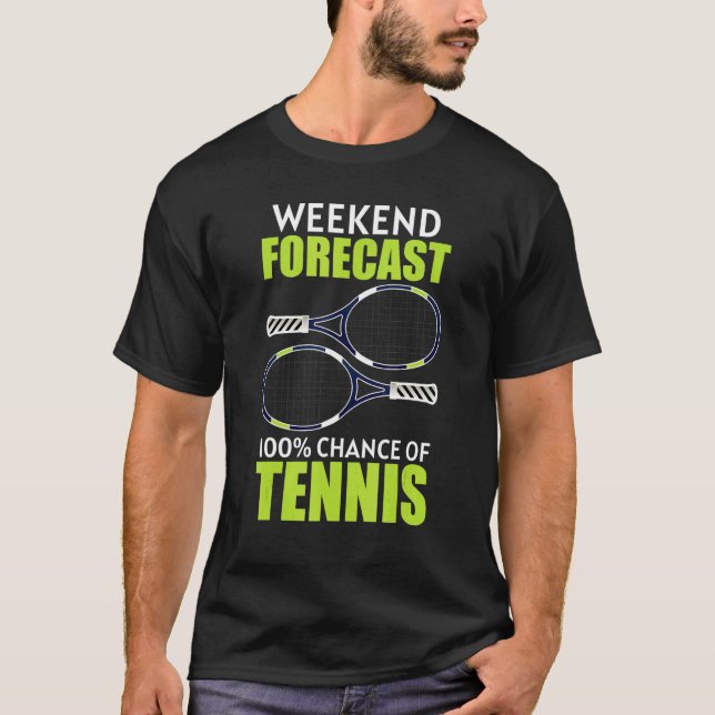Tennis Tennis Racket Tennis Ball Tennis Court Tenn T-Shirt (Front)
