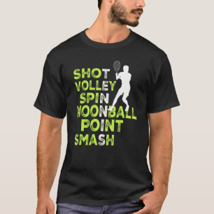 Tennis Tennis Terms For Tennis Champions T-Shirt