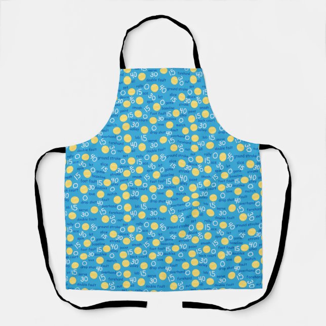 Tennis Terms Apron (Front)