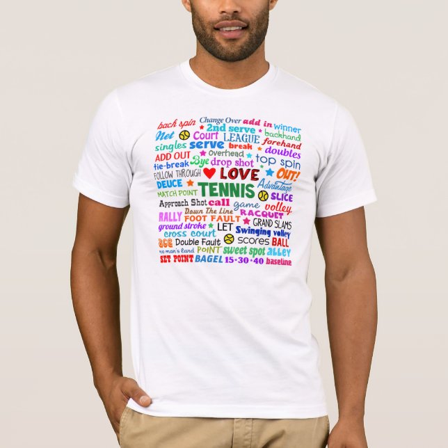 Tennis Terms Shirt (Front)