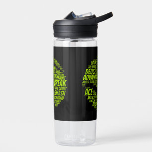 Tennis Terms Tennis Player Playing Tennis Ball Water Bottle