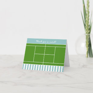 Tennis Thank You Cards