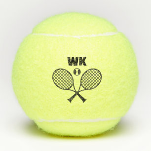 Tennis Theme Custom Monogram Balls