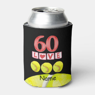 Tennis-themed  60th Birthday for Player Can Cooler
