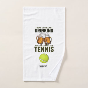 Tennis Themed Hand Towel
