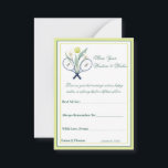 Tennis Themed Tenniscore Wedding Green Lime Colour Advice Card<br><div class="desc">Celebrate love with this elegant tennis-themed Tenniscore wedding card featuring crossed rackets, delicate calla lilies, and a stylish monogram. Perfect for couples who share a passion for tennis, this unique design combines sport and romance in a refined, modern style. Ideal for a wedding celebration that feels both personal and unforgettable....</div>