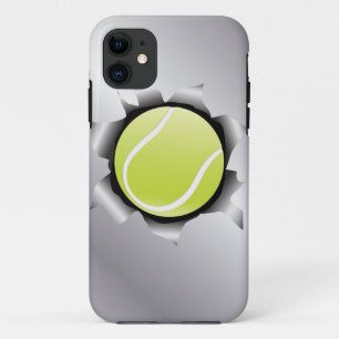 tennis thru metal sheet iPhone 11 case