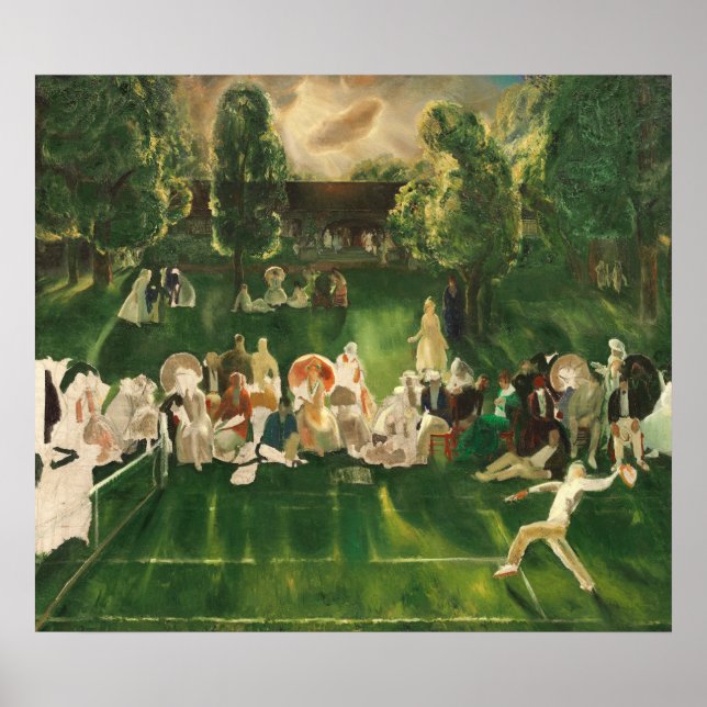 Tennis Tournament - George Bellows Fine Art Poster (Front)