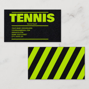 Tennis Trainer Business Card