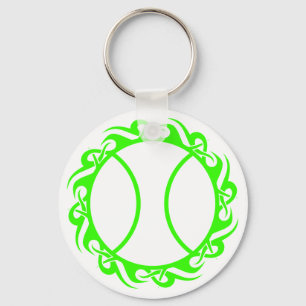tennis. tribal. key ring