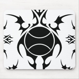 tennis. tribal. mouse pad