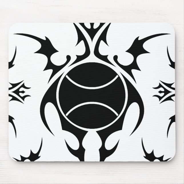 tennis. tribal. mouse pad (Front)