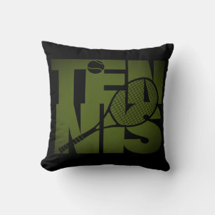 Tennis Typography Cushion