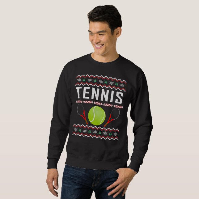 Tennis Ugly Christmas Sweater (Front Full)
