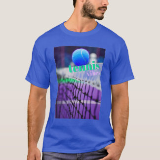 Tennis Vibes design Men's tennis t-shirt