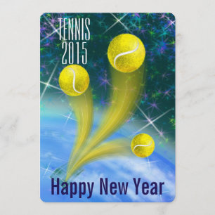 Tennis Victory New Year's party Invitation